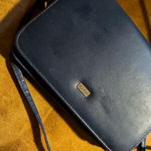 Buxton Navy Blue Crossbody Bag